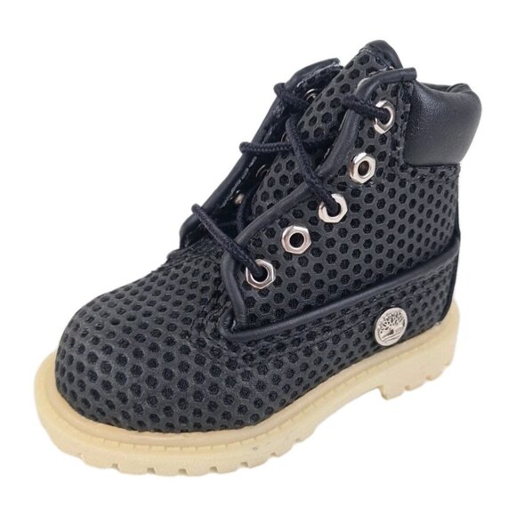 Timberland 6In Vent-Tech TODDLER Boots Outdoors Black Casual - Picture 1 of 9